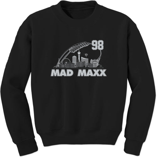 Unisex Crosby 98 Las Vegas Football Skyline Crewneck Sweatshirt