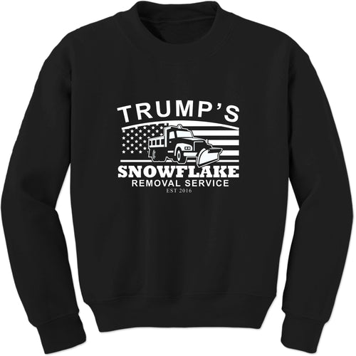 Unisex Trump's Snowflake Removal Service Crewneck Sweatshirt