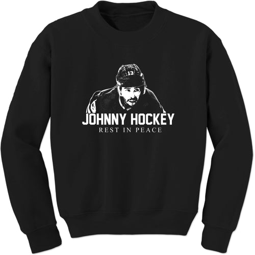 Unisex Johnny Hockey RIP Rest In Peace Crewneck Sweatshirt