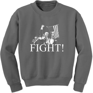 Unisex Trump Assassination Fight Crewneck Sweatshirt