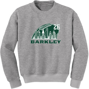 Unisex Barkley Philly Football Philadelphia Crewneck Sweatshirt