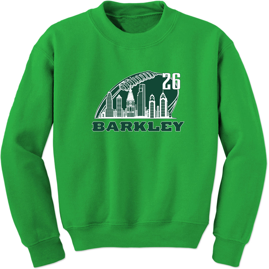 Unisex Barkley Philly Football Philadelphia Crewneck Sweatshirt