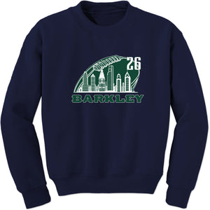 Unisex Barkley Philly Football Philadelphia Crewneck Sweatshirt