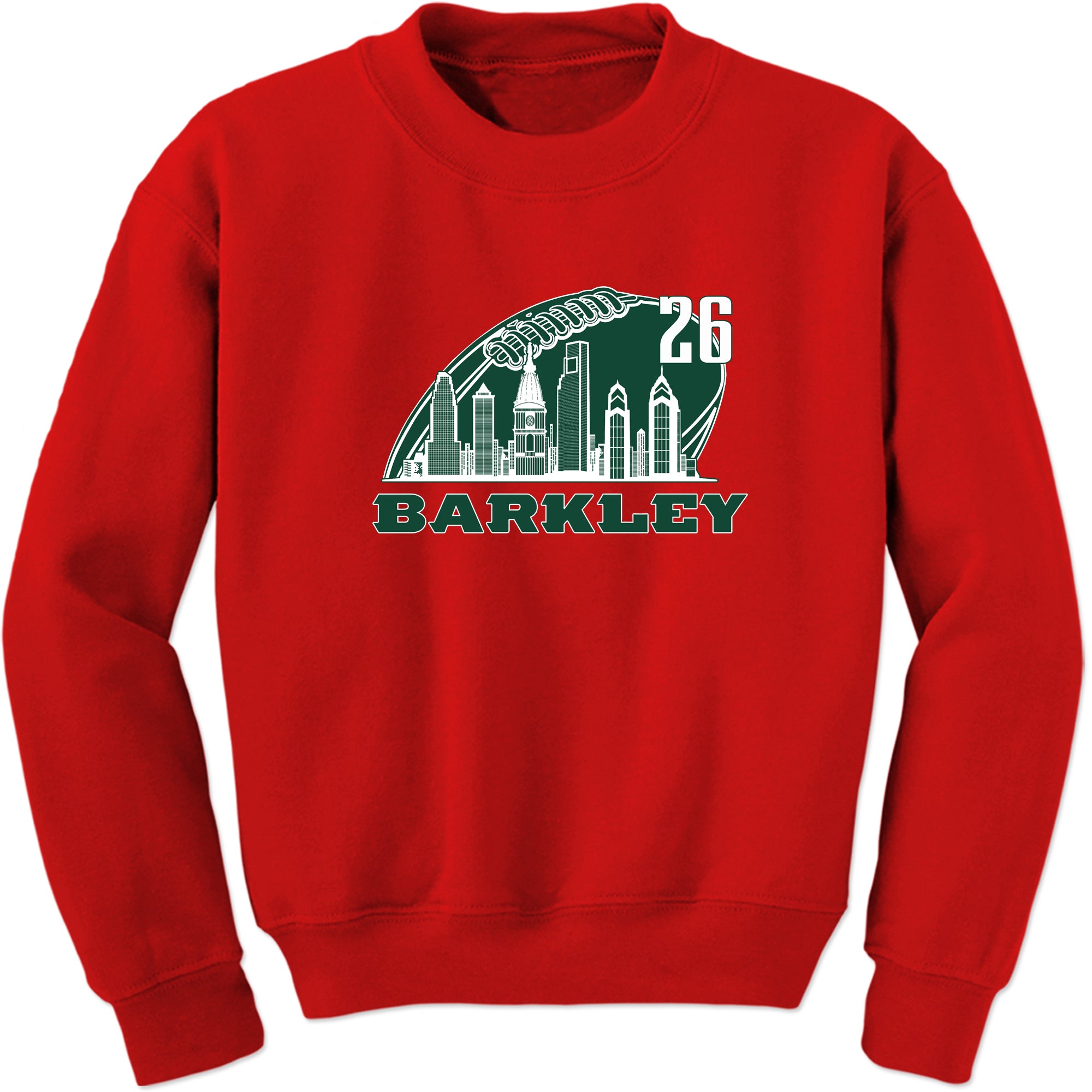 Unisex Barkley Philly Football Philadelphia Crewneck Sweatshirt