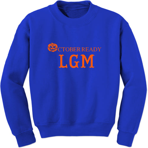 Unisex October Ready NY Baseball Crewneck Sweatshirt