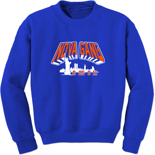Unisex NY Nova Gang New York Hoops Crewneck Sweatshirt