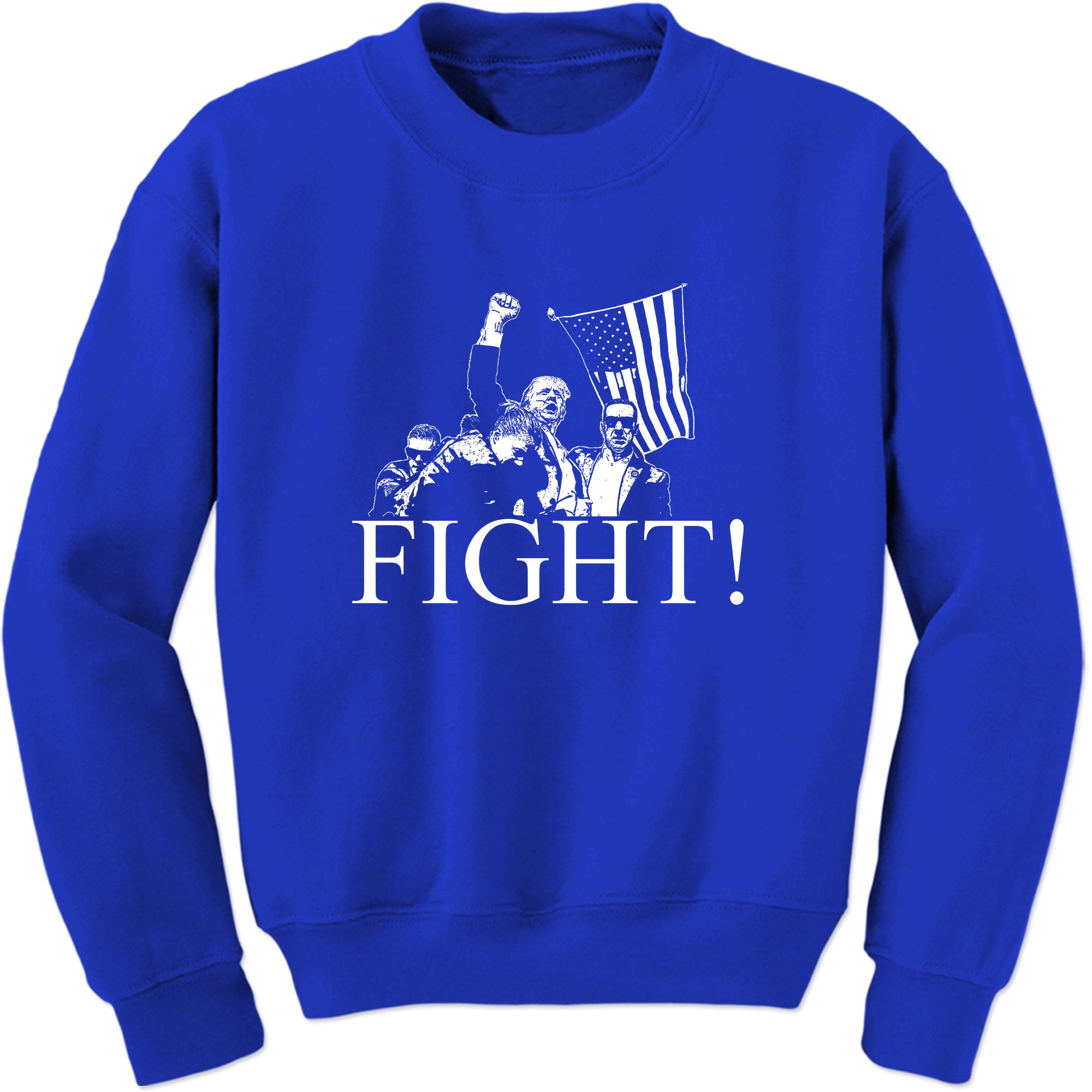 Unisex Trump Assassination Fight Crewneck Sweatshirt