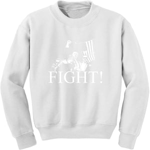 Unisex Trump Assassination Fight Crewneck Sweatshirt