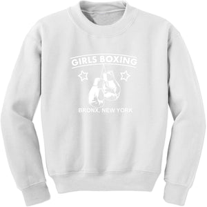 Unisex Rachel Girls Bronx Boxing Crewneck Sweatshirt