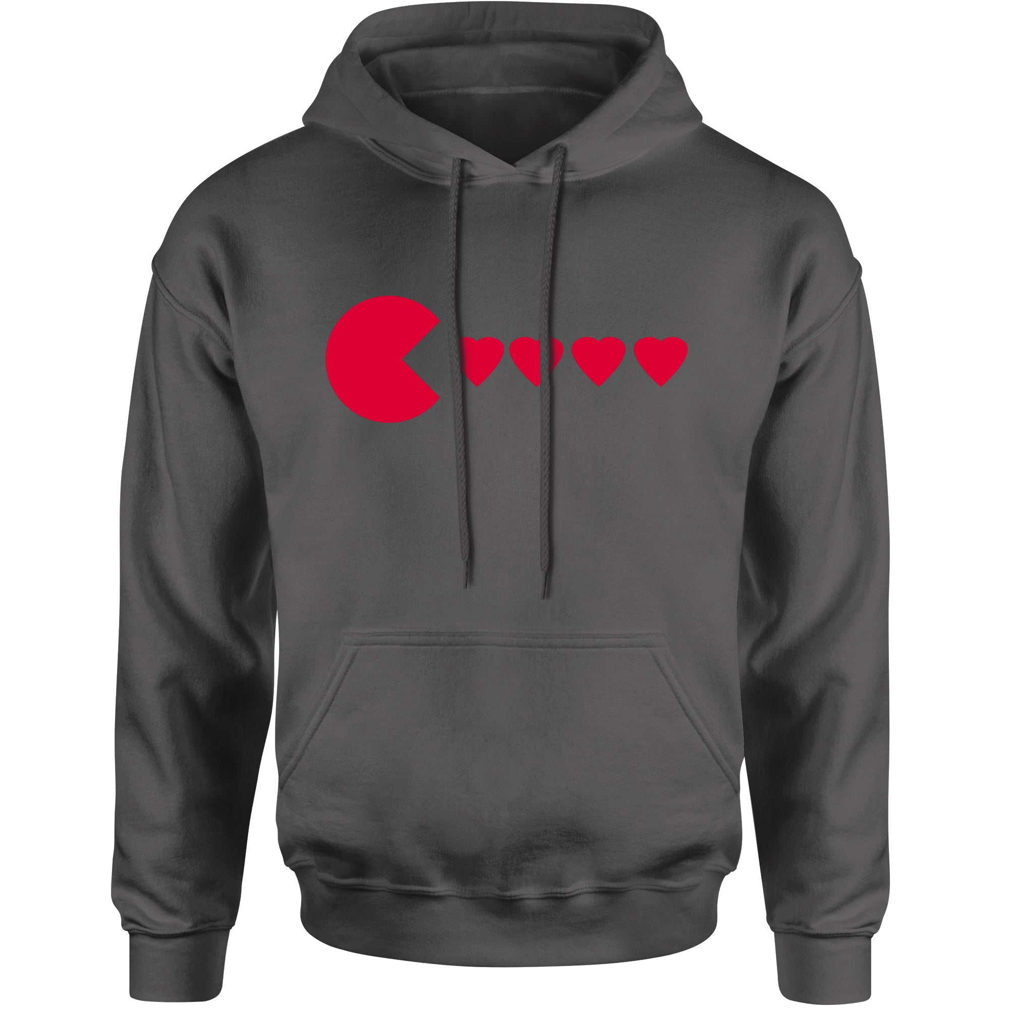 Unisex Valentines Day Heart Eater Men's Women's Hooded Sweatshirt
