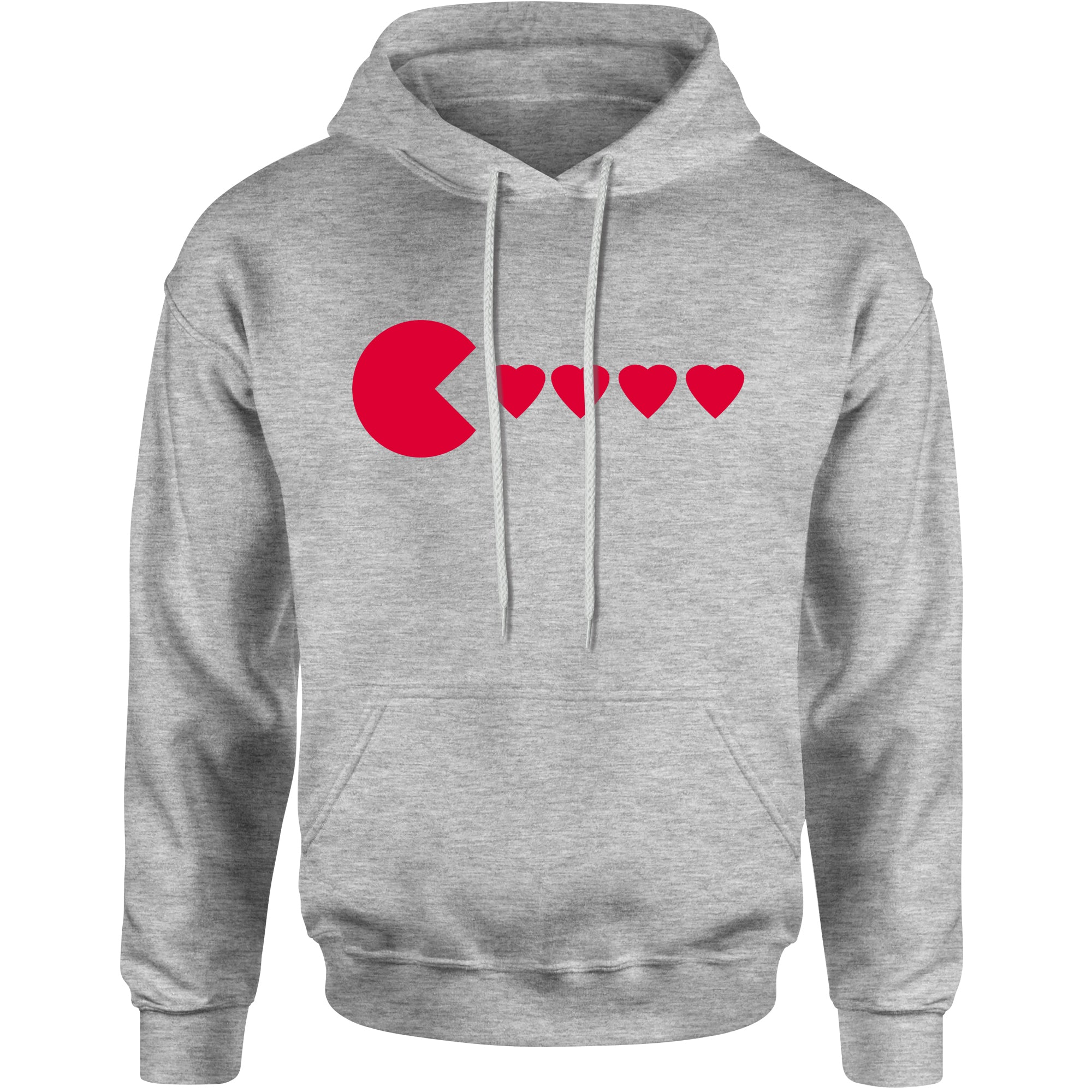 Unisex Valentines Day Heart Eater Men's Women's Hooded Sweatshirt