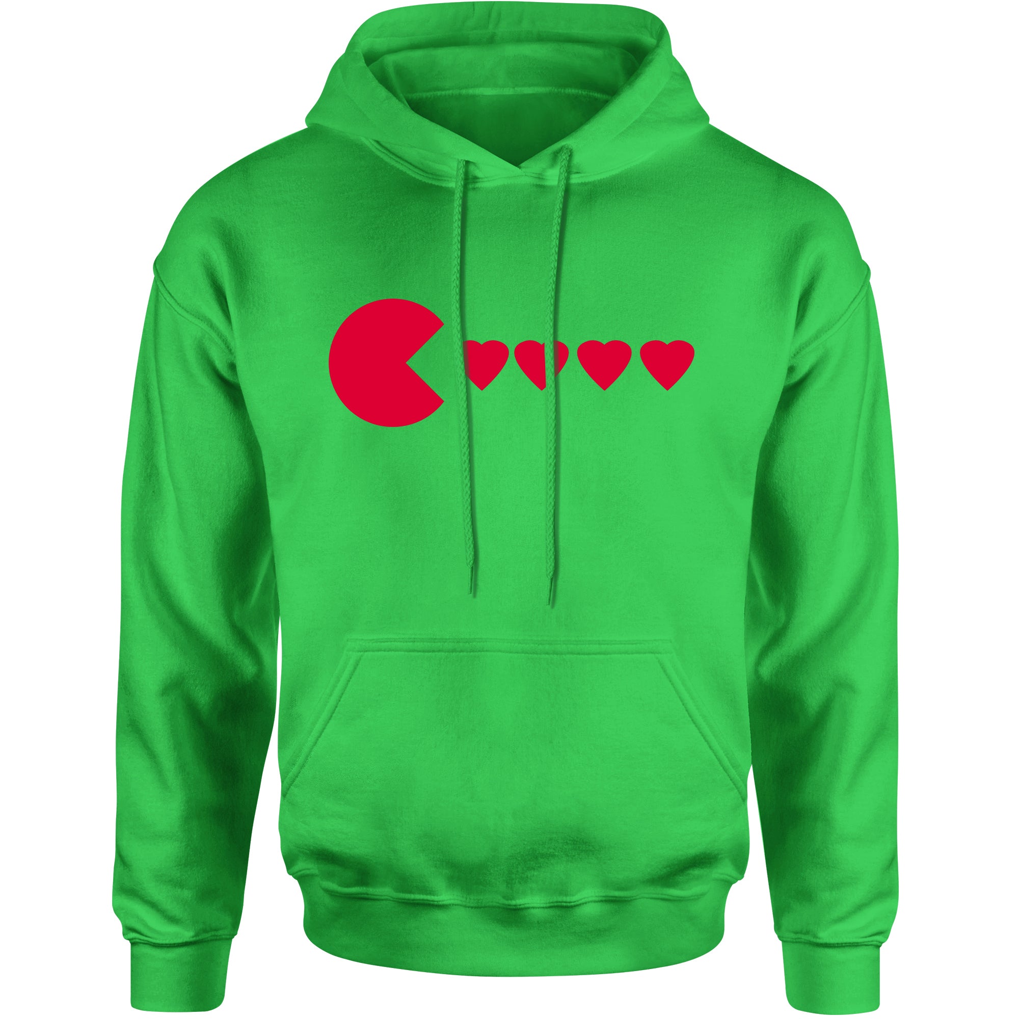 Unisex Valentines Day Heart Eater Men's Women's Hooded Sweatshirt