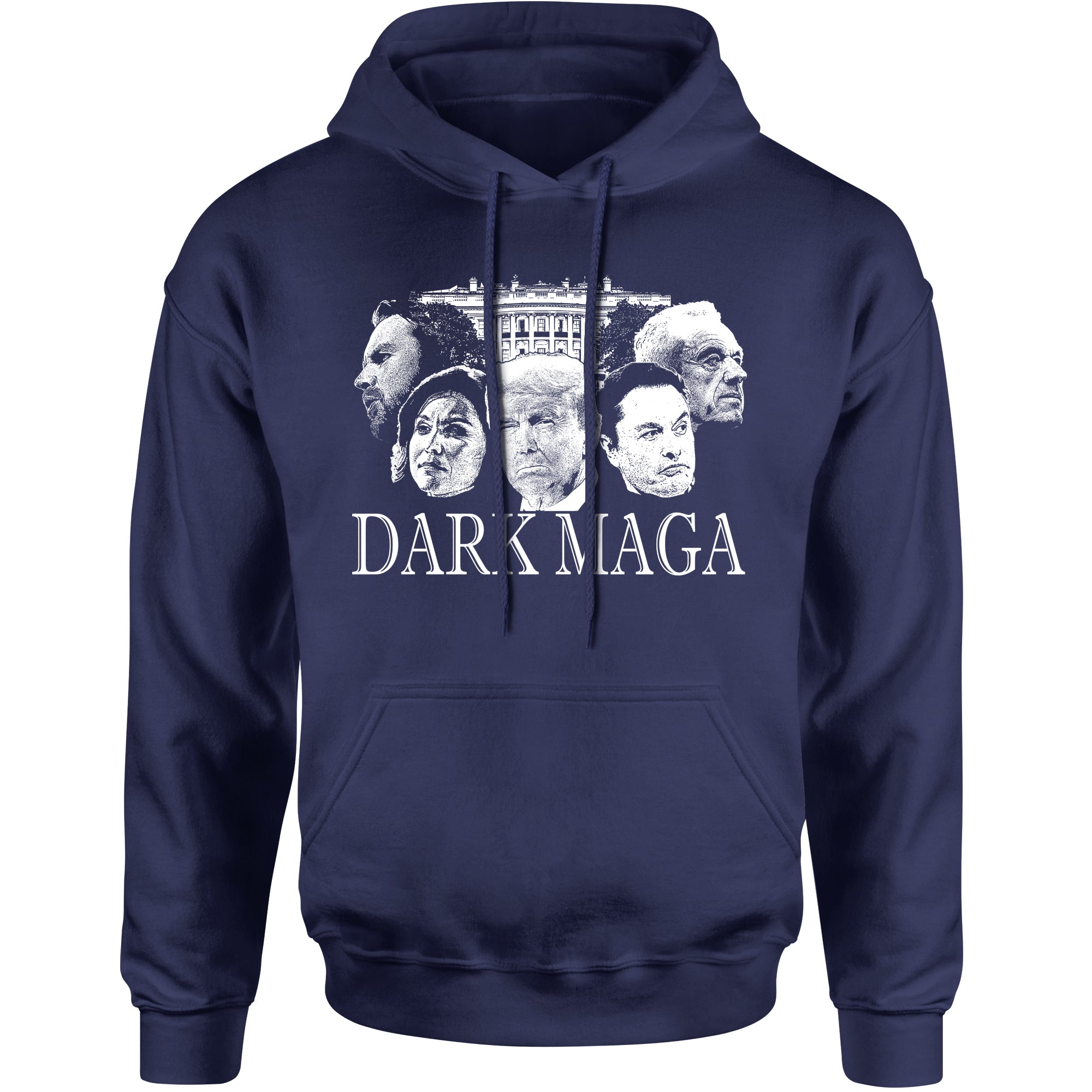 Unisex Dark MAGA Trump Elon Vance Tulsi RFK Hoodie