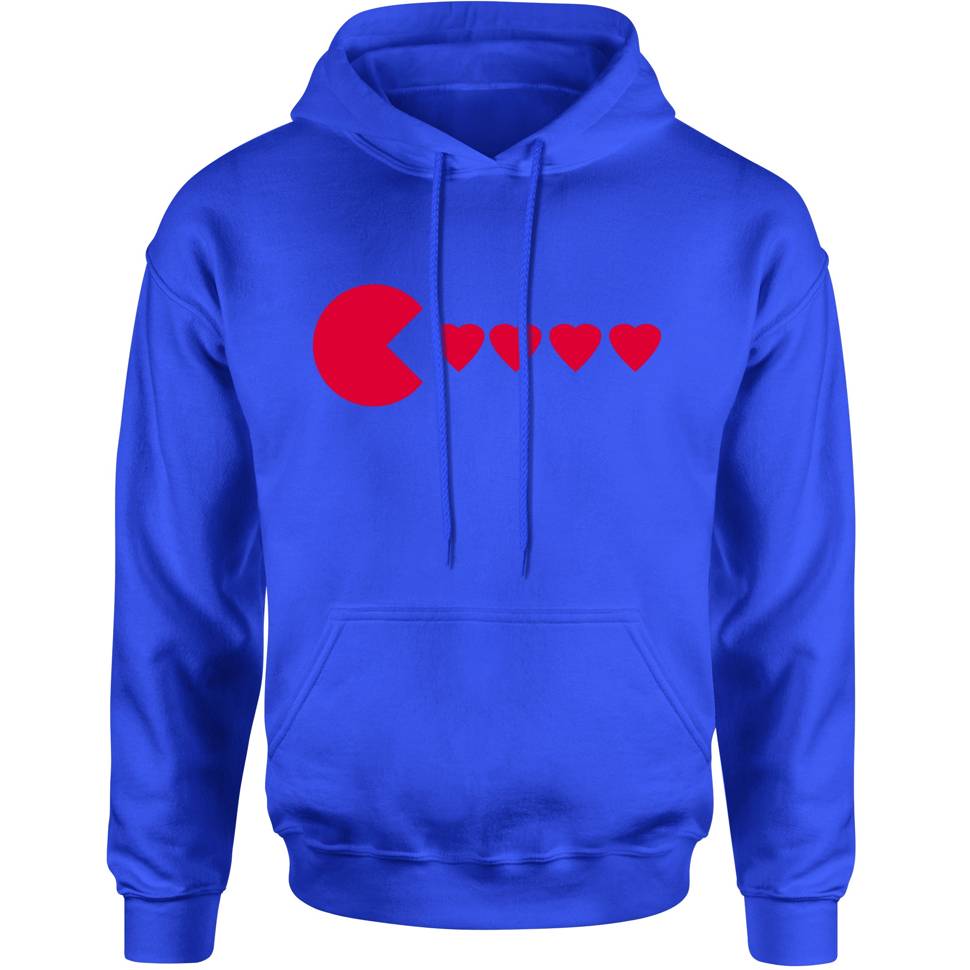 Unisex Valentines Day Heart Eater Men's Women's Hooded Sweatshirt