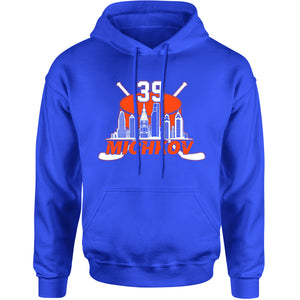 Unisex Michkov 39 Philadelphia Hockey Skyline Hoodie