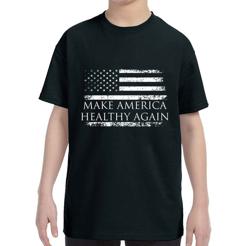 Kid's Make American Healthy Again #MAHA Patriotic T-Shirt