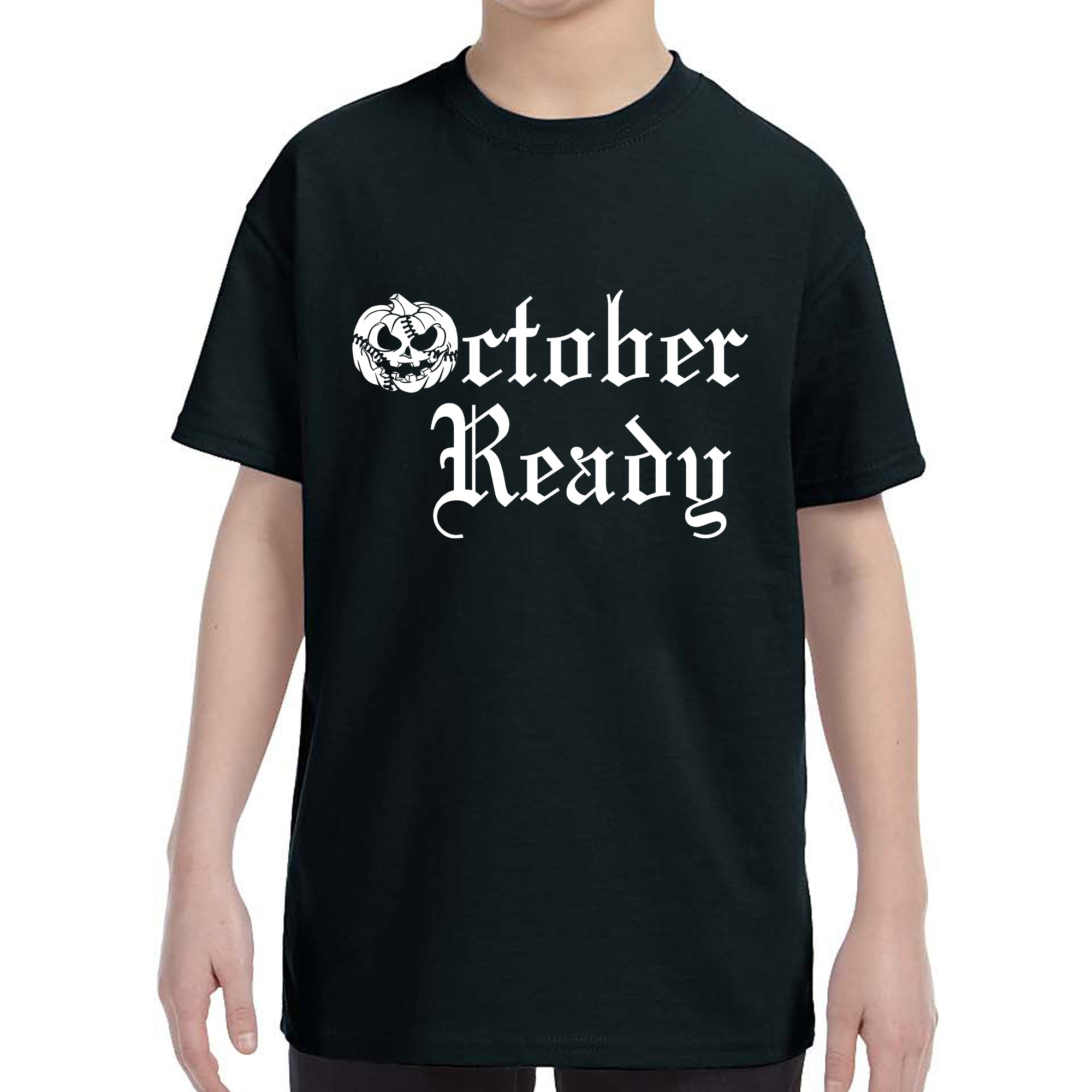 Kid's October Ready Detroit Baseball T-Shirt