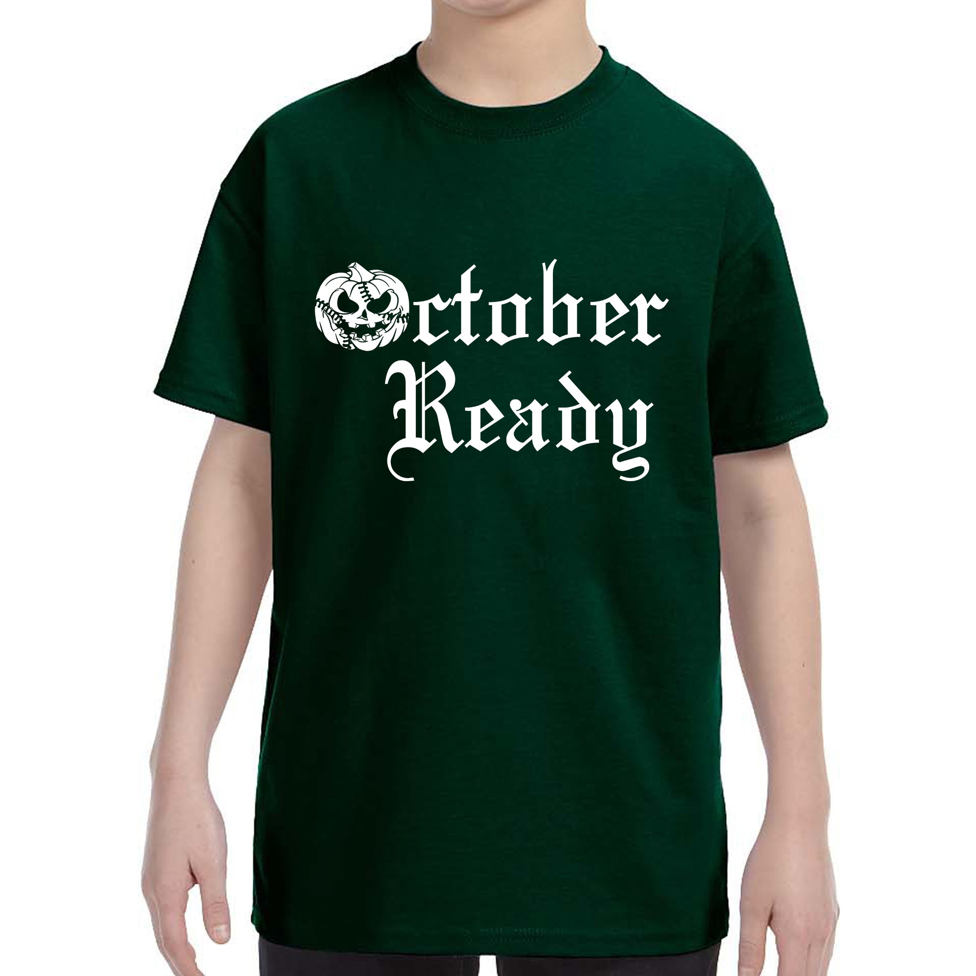 Kid's October Ready Detroit Baseball T-Shirt