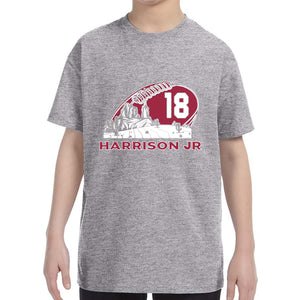 Kid's Harrison Jr 18 Arizona Football Sunset T-Shirt