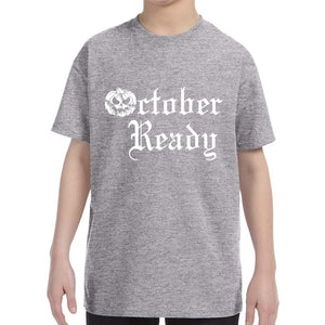 Kid's October Ready Detroit Baseball T-Shirt