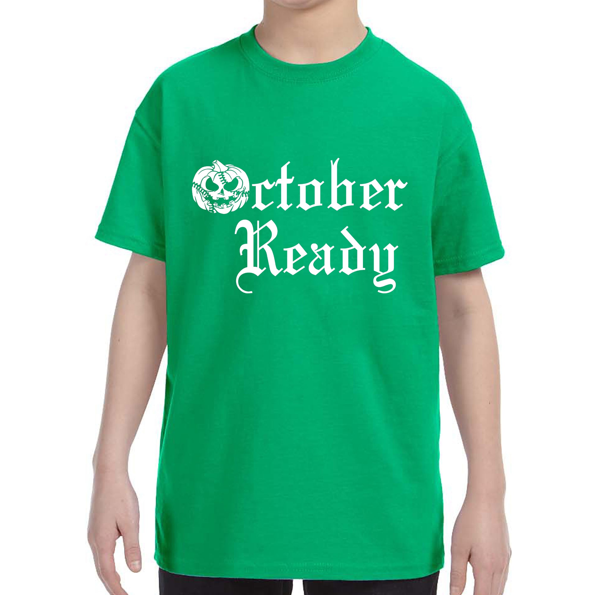 Kid's October Ready Detroit Baseball T-Shirt