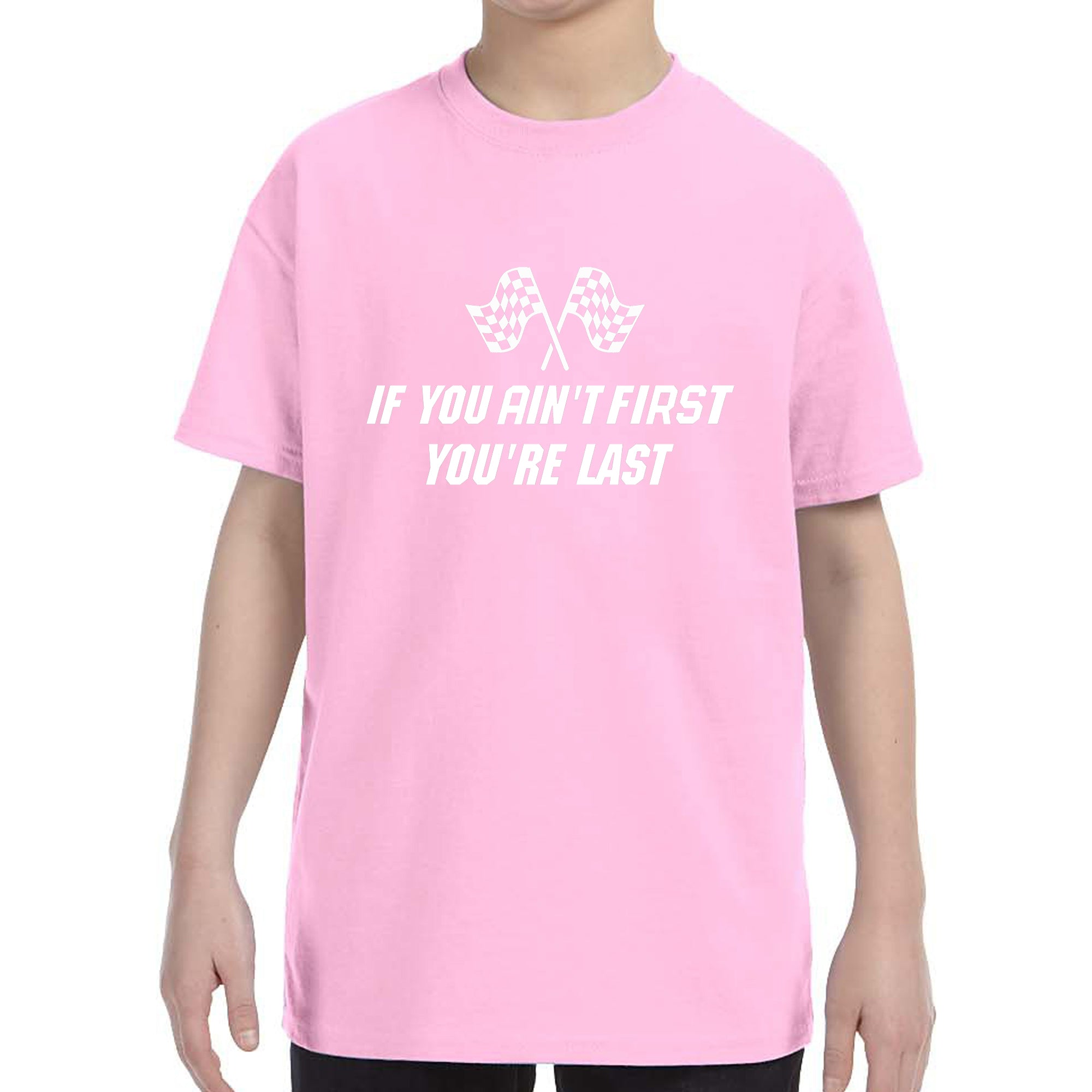 Kid's If You Ain't First You're Last Racing T-Shirt