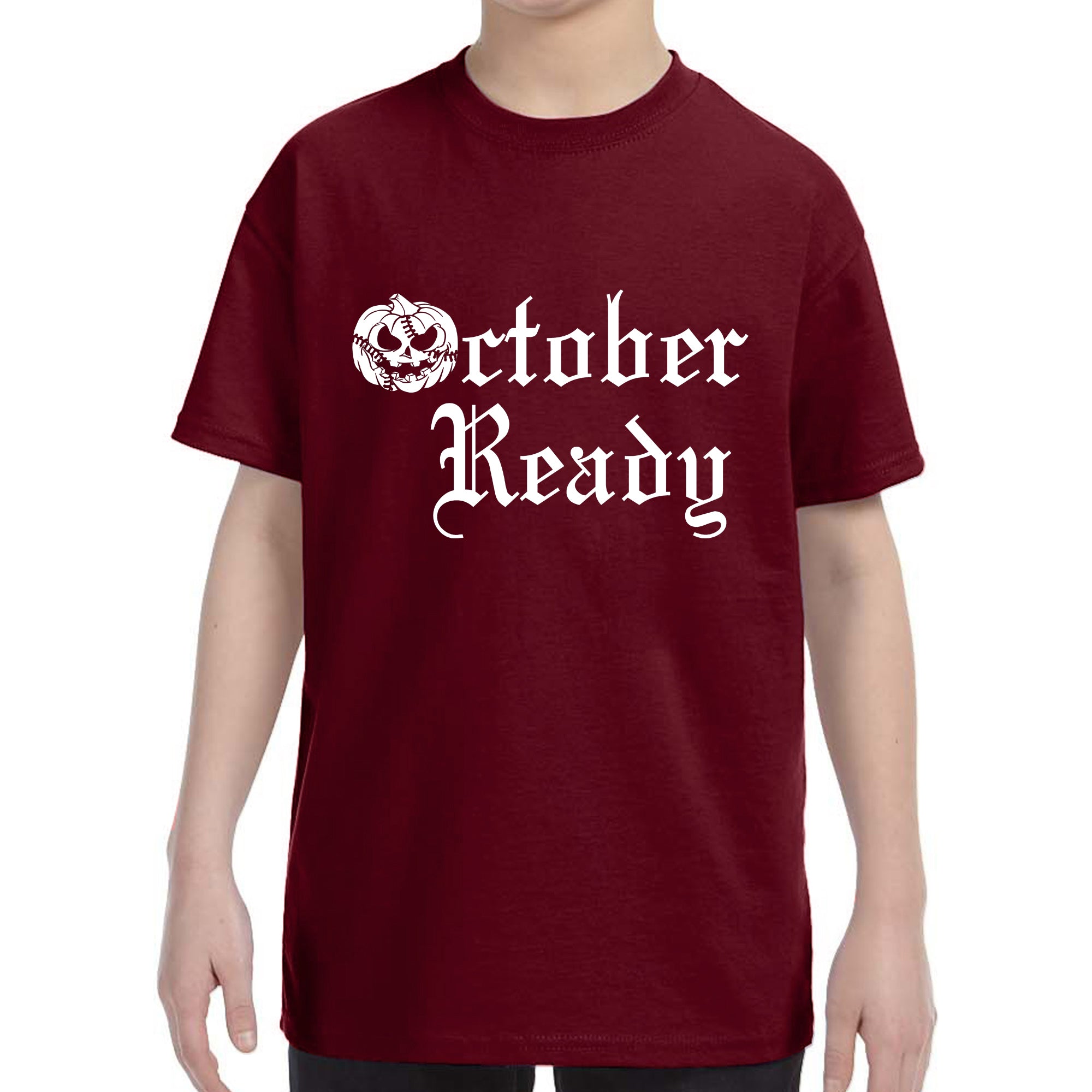 Kid's October Ready Detroit Baseball T-Shirt