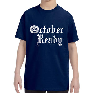 Kid's October Ready Detroit Baseball T-Shirt