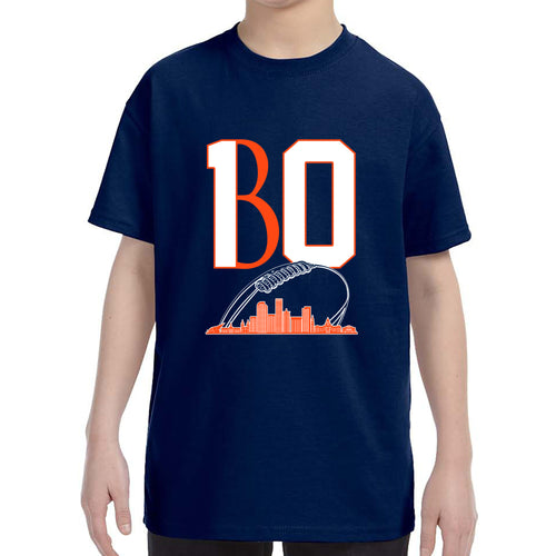Kid's Nix 10 Denver Football Skyline T-Shirt