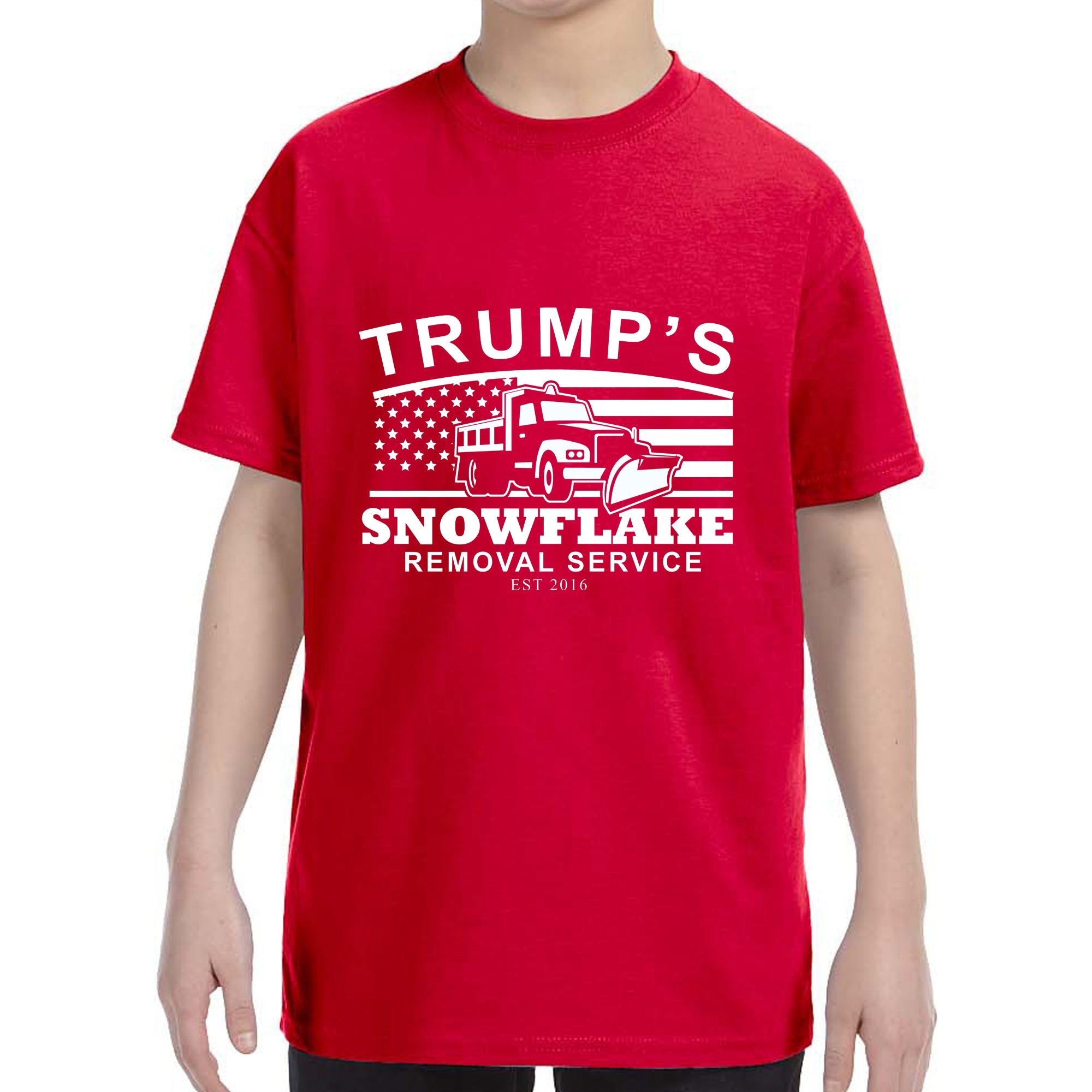 Kid's Trump's Snowflake Removal Service T-Shirt