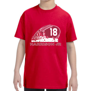 Kid's Harrison Jr 18 Arizona Football Sunset T-Shirt