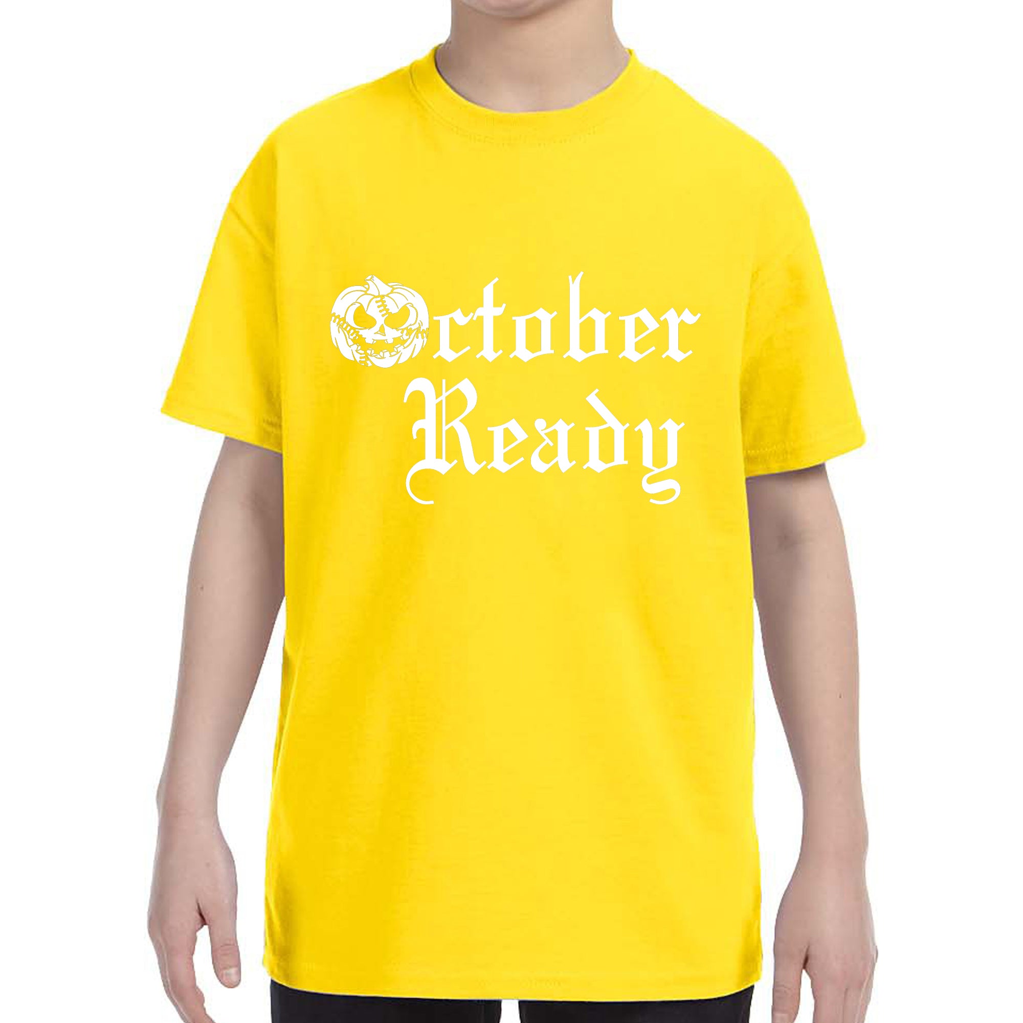 Kid's October Ready Detroit Baseball T-Shirt