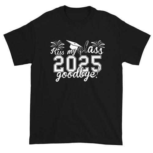 Men's Kiss My Class Goodbye Funny Class Of 2025 Graduation T-Shirt