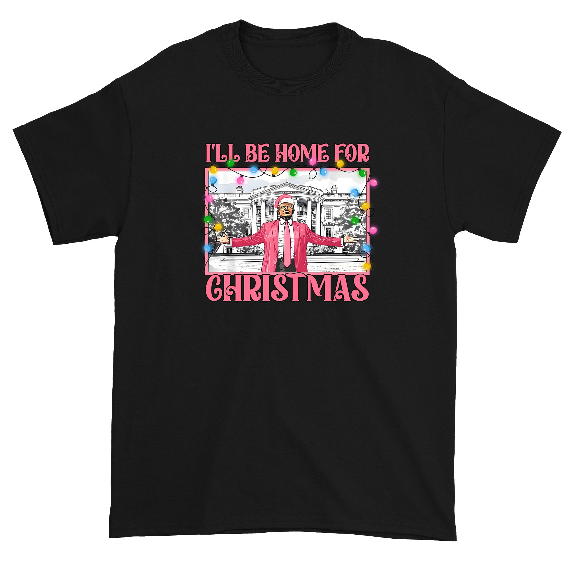 Men's Trump I'll Be Home For Christmas T-Shirt