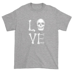 Men's Love Skull Bones Halloween T-Shirt