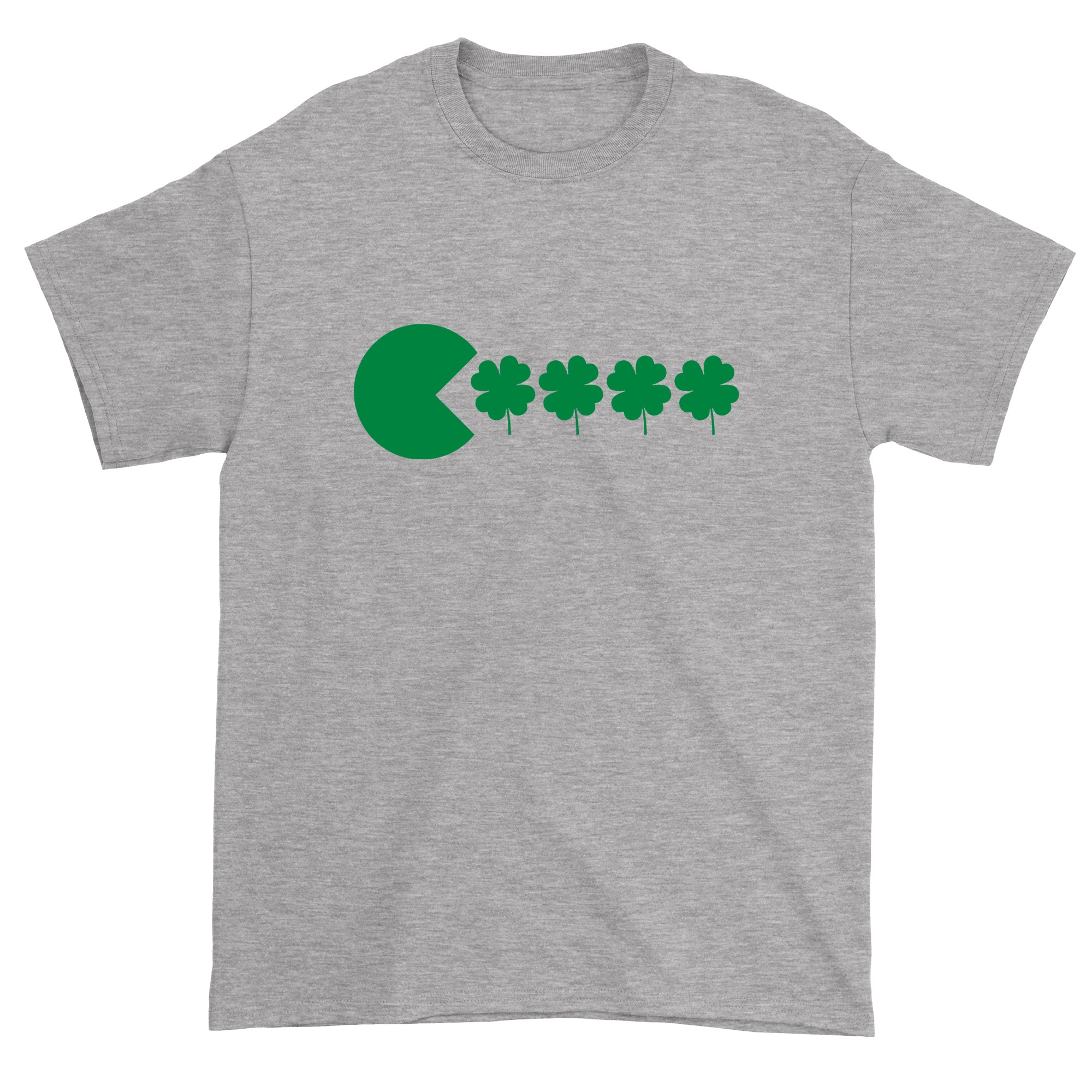 Men's St Patricks Day Funny Goofy Retro Shamrock Eater T-Shirt Shirt Tshirt