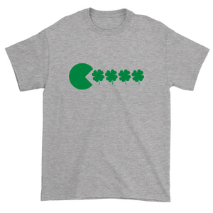 Men's St Patricks Day Funny Goofy Retro Shamrock Eater T-Shirt Shirt Tshirt