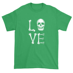 Men's Love Skull Bones Halloween T-Shirt