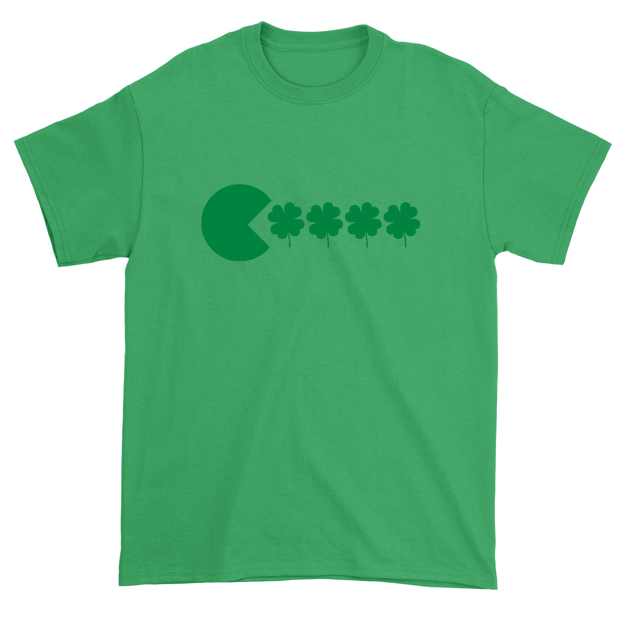 Men's St Patricks Day Funny Goofy Retro Shamrock Eater T-Shirt Shirt Tshirt