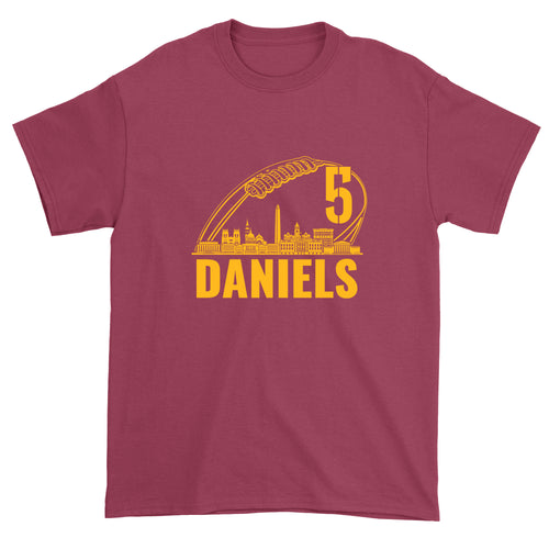Men's Daniels 5 Washington Football Skyline T-Shirt