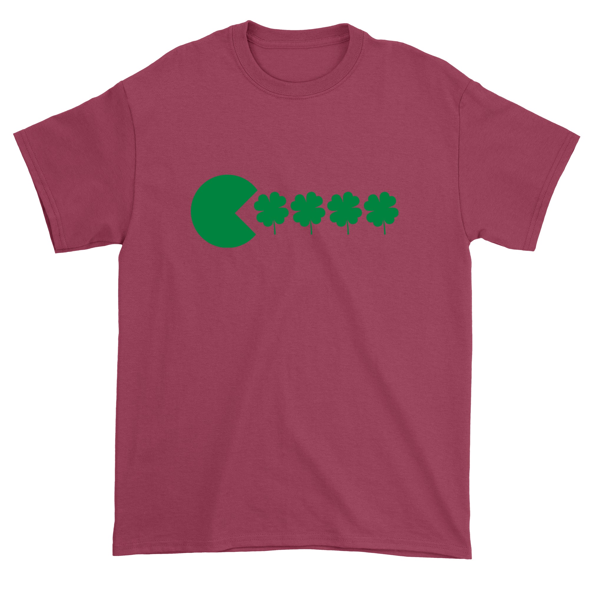 Men's St Patricks Day Funny Goofy Retro Shamrock Eater T-Shirt Shirt Tshirt