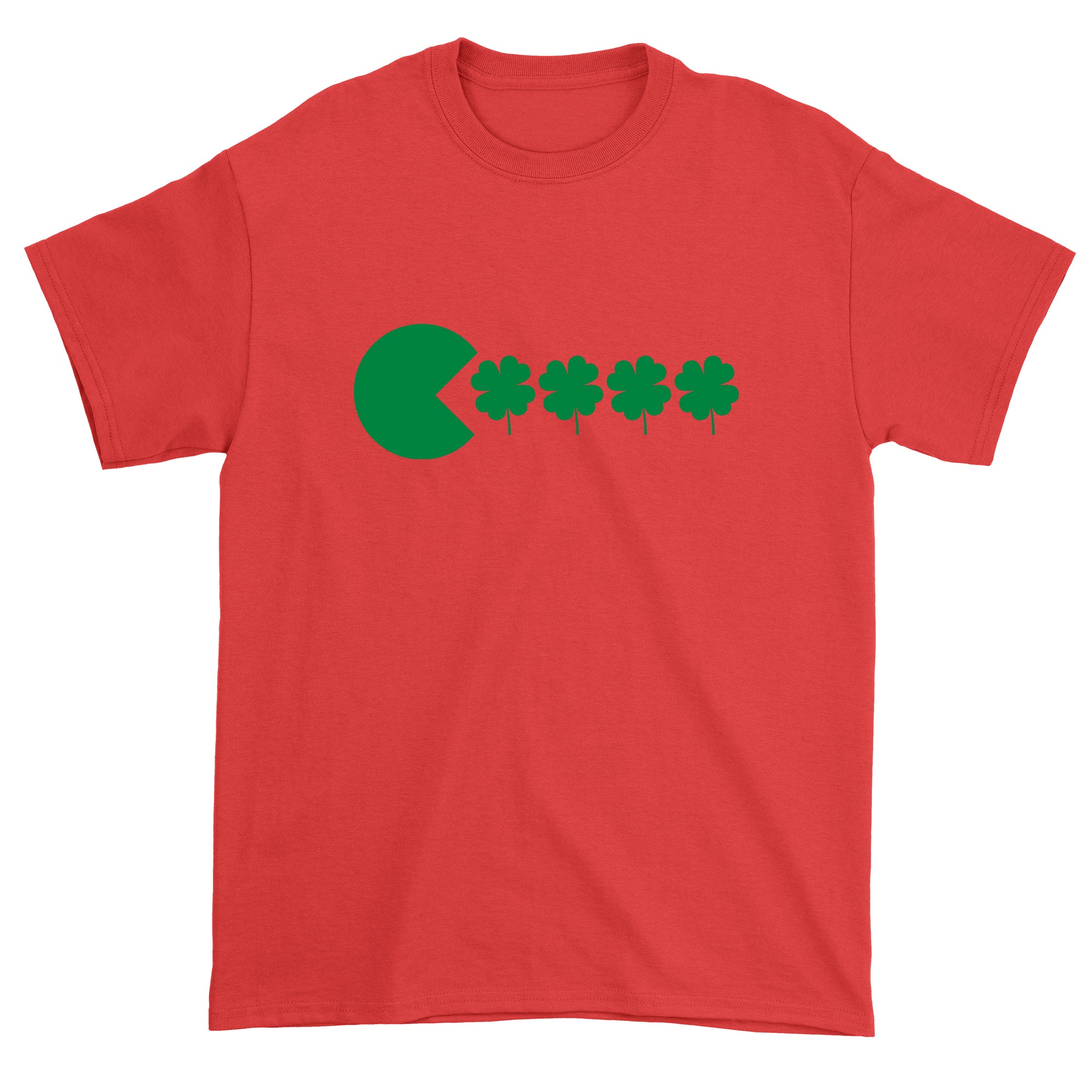Men's St Patricks Day Funny Goofy Retro Shamrock Eater T-Shirt Shirt Tshirt