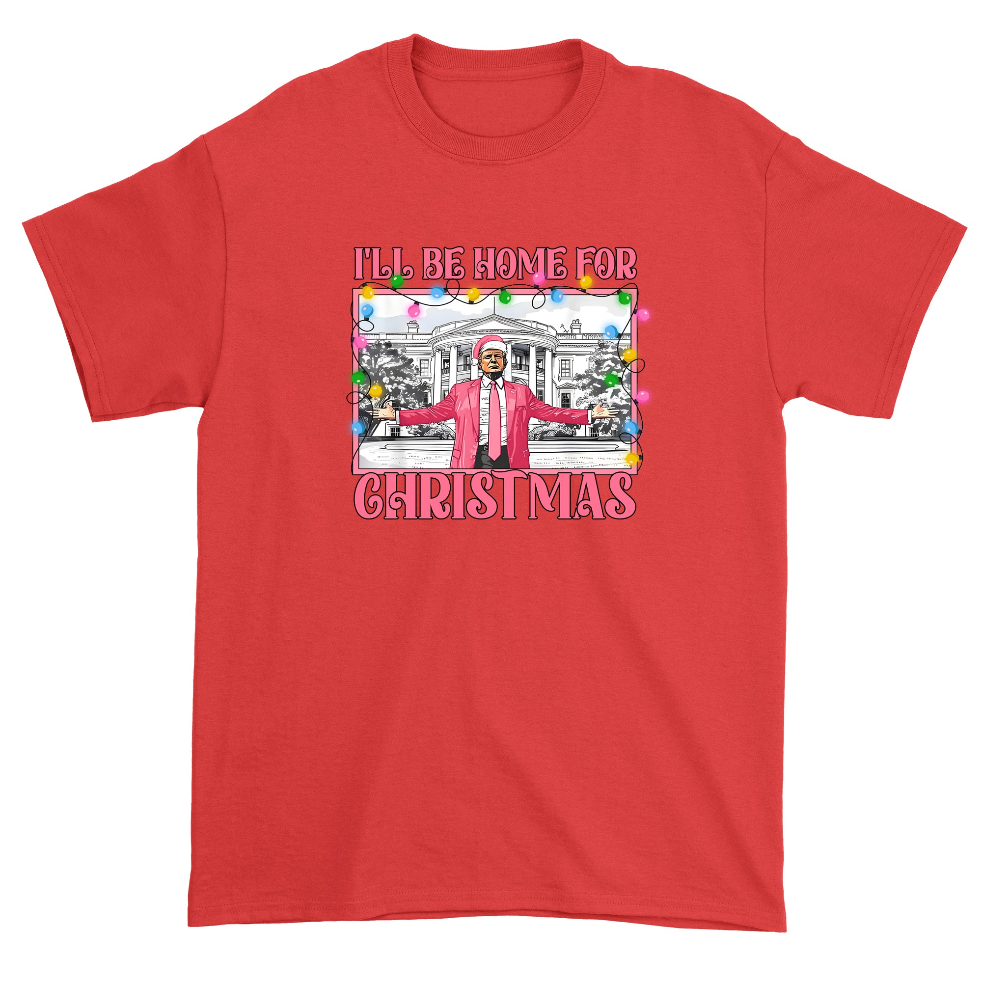 Men's Trump I'll Be Home For Christmas T-Shirt