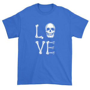Men's Love Skull Bones Halloween T-Shirt