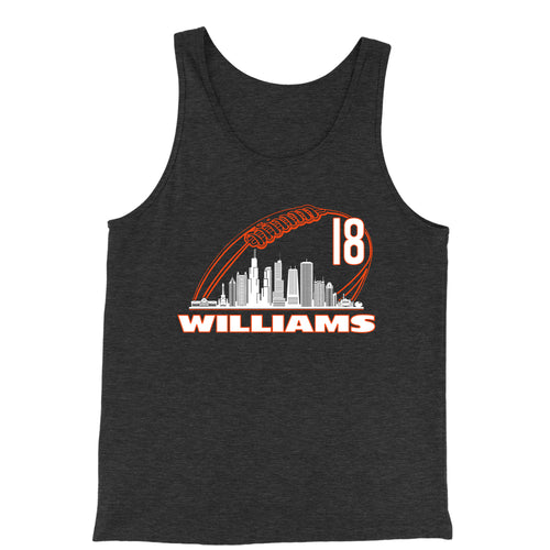 Tank Top Williams 18 Chicago Football Skyline Jersey