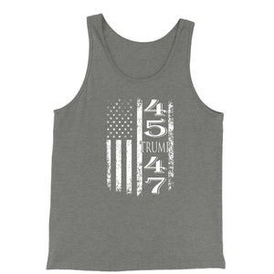 Tank Top Trump 45 47 American Flag Jersey