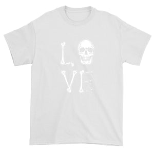 Men's Love Skull Bones Halloween T-Shirt
