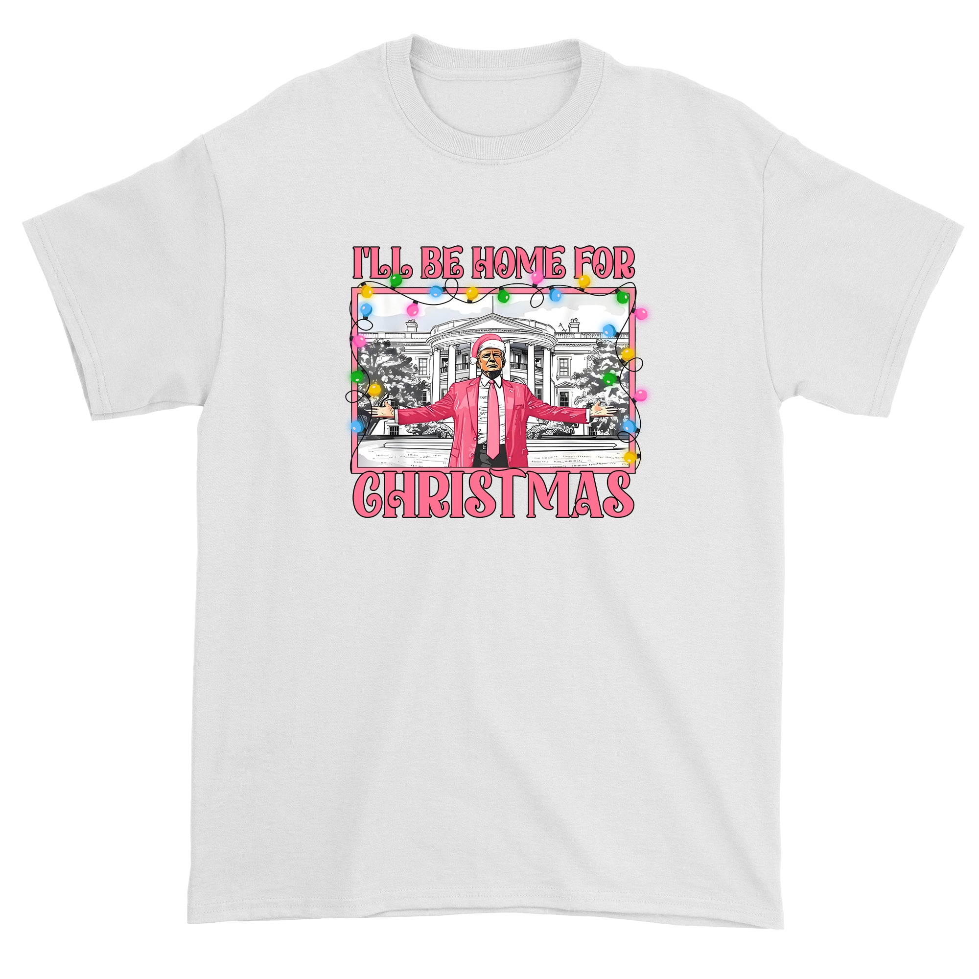 Men's Trump I'll Be Home For Christmas T-Shirt