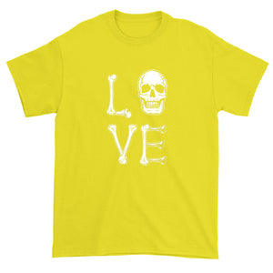 Men's Love Skull Bones Halloween T-Shirt