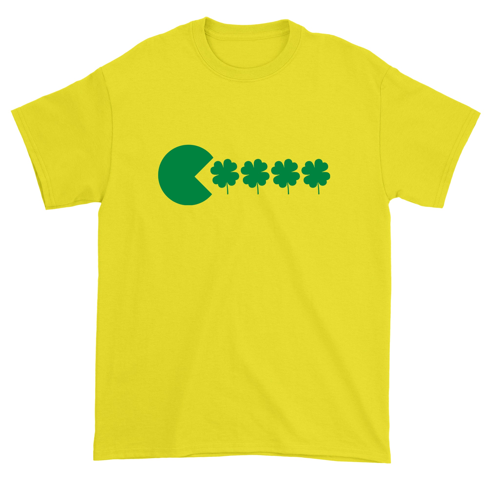 Men's St Patricks Day Funny Goofy Retro Shamrock Eater T-Shirt Shirt Tshirt